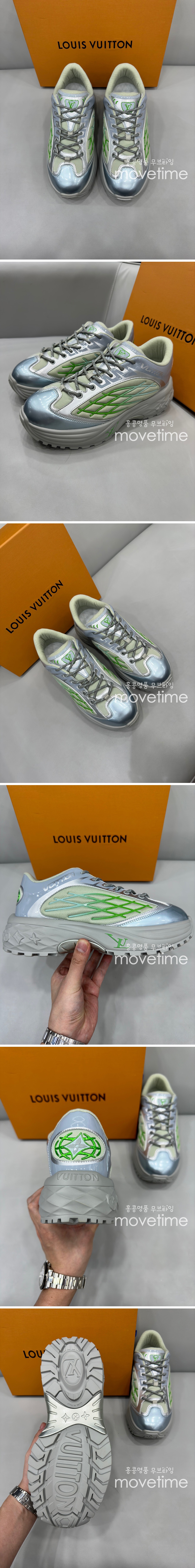 [홍콩명품.LOUIS VUITTON] 루이비통  23SS LV 디스커버리 레이스업 남성 스니커즈 1ABZ3N, SE2176, S2, 무브타임사이트,인터넷명품쇼핑몰,남자명품,슈즈,신발