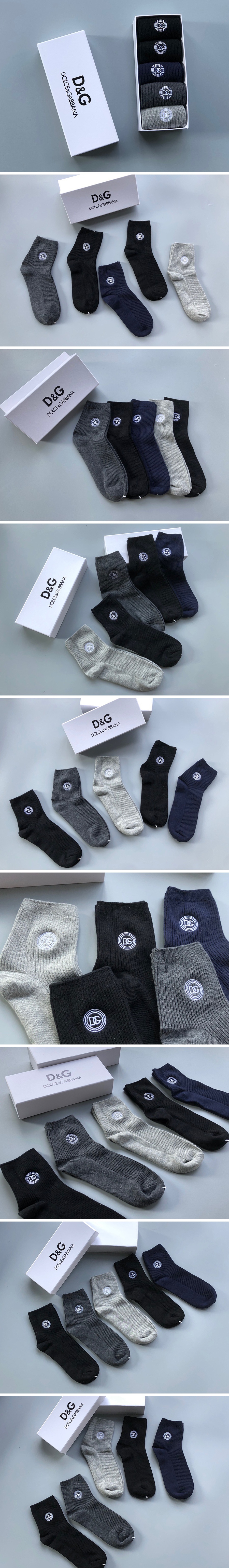 [홍콩명품.D&G] 돌체앤가바나 23SS 로고 선물용 양말 삭스 5종, ET1696, NNT, 홍콩명품가방,명품쇼핑몰,크로스백,핸드백,구매대행,무브타임