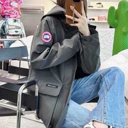 [홍콩명품.CANADA GOOSE] 캐나다구스 23SS 로고 후드 바람막이 자켓 (2컬러), BM9992, KB, 온라인명품쇼핑몰,남자명품의류,인터넷쇼핑몰,해외직구