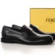 [홍콩명품,FENDI] 펜디 24SS 로고 패턴 가죽 로퍼 구두 (블랙), SE2413, S2, 홍콩명품쇼핑몰,무브타임,악세사리,잡화,생활용품