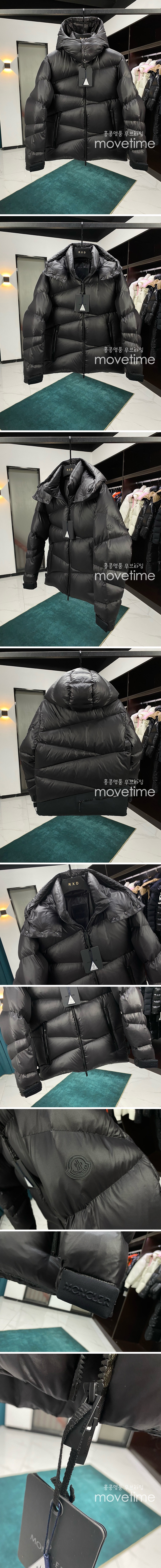 [홍콩명품.MONCLER] 몽클레어 24SS 로고 YONNE 후드 구스다운 패딩 자켓 (블랙), BM11462, KSM, 홍콩명품의류,구매대행,온라인명품