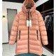 [홍콩명품.MONCLER] 몽클레어 24SS 로고 여성 SUYEN 후드 다운 롱 패딩 자켓 (핑크), BM11464, KSM, 홍콩명품의류,구매대행,온라인명품