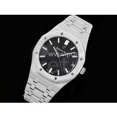 [홍콩명품시계.AUDEMARS PIGUET] 오데마피게 로얄오크 41mm 15500 블랙 다이얼, 남자명품시계,워치,중년남자,SA,명품시계,메탈밴드