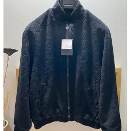 [홍콩명품.LOUIS VUITTON] 루이비통 24SS 로고 모노그램 봄버 자켓 (블랙), BM12046, YS, 홍콩명품의류,구매대행,온라인명품