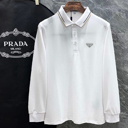 [홍콩명품,PRADA] 프라다 24SS 삼각로고 폴로 긴팔 티셔츠 (3컬러), BM12177, TOP, 홍콩명품의류,구매대행,온라인명품