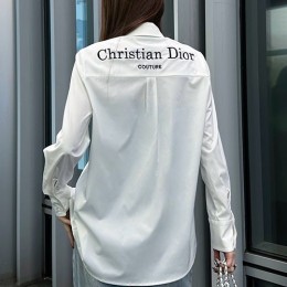 [홍콩명품,Christian Dior] 디올 24SS 로고 백자수 포플린 남방 셔츠 (2컬러), BM12182, TBG, 홍콩명품의류,구매대행,온라인명품