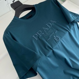 [홍콩명품,PRADA] 프라다 24SS 로고 자수 반팔 티셔츠 (3컬러), BM12388, JS, 홍콩명품의류,구매대행,온라인명품