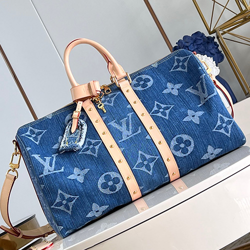 [홍콩명품.LOUIS VUITTON] 루이비통 24SS 로고 키폴 반둘리에 45 여행가방 보스턴백 M24315, BGM2608, JD, 홍콩명품가방,명품쇼핑몰,크로스백,핸드백,구매대행,무브타임