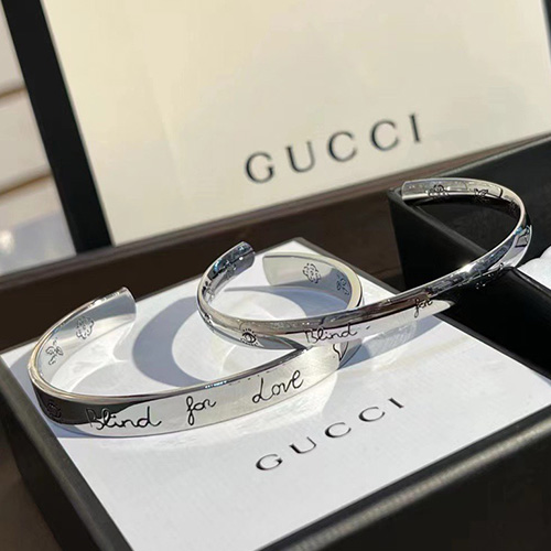 [홍콩명품.Gucci] 구찌 24SS 로고 blind for love 커플 팔찌, ET2009, AGG, 홍콩명품가방,명품쇼핑몰,크로스백,핸드백,구매대행,무브타임