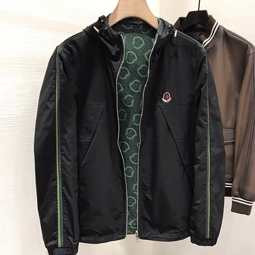 [홍콩명품.MONCLER] 몽클레어 24SS 로고 패턴 리버서블 후드 바람막이 자켓, BM12782, JQ, 홍콩명품의류,구매대행,온라인명품