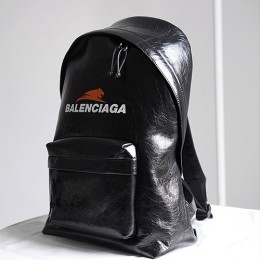 [홍콩명품.BALENCIAGA] 발렌시아가 24SS 타이거로고 레더 가죽 백팩 (블랙), BGM2763, JASON, 홍콩명품가방,명품쇼핑몰,크로스백,핸드백,구매대행,무브타임