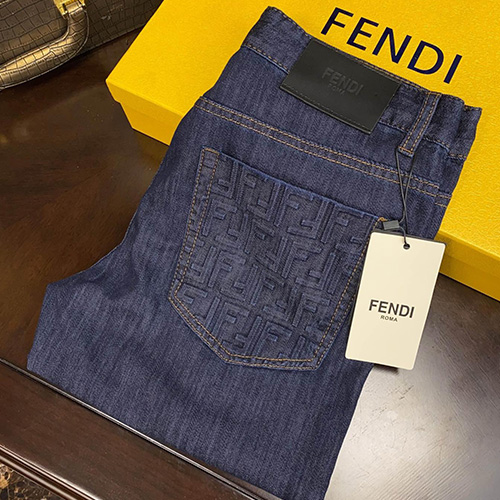 [홍콩명품,FENDI] 펜디 24SS 로고 데님 팬츠 진 청바지, BM14394, S1F, 홍콩명품의류,구매대행,온라인명품