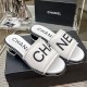 [홍콩명품.CHANEL] 샤넬 24SS 로고 여성 데님 샌들 슬리퍼 (화이트), SE3328, SMS, 명품스니커즈,운동화,구두,로퍼,하이탑,신발