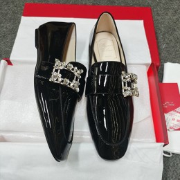 [홍콩명품,Roger Vivier] 로저비비에 23SS 로고 여성 레더 가죽 구두 로퍼 (블랙), SE3427, ALW, 명품스니커즈,운동화,구두,로퍼,하이탑,신발