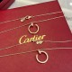 [홍콩명품.CARTIER] 까르띠에 24SS 로고 다이아 골드 목걸이, ET2496, AGG, 홍콩명품가방,명품쇼핑몰,크로스백,핸드백,구매대행,무브타임