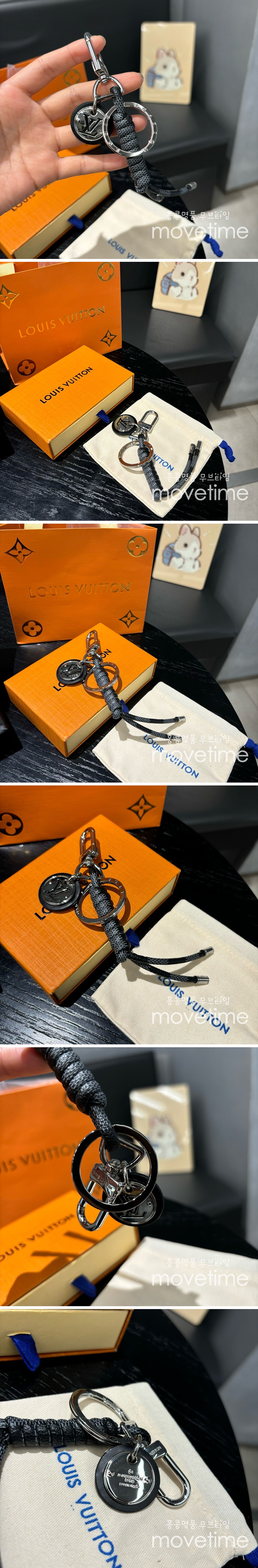 [홍콩명품.LOUIS VUITTON] 루이비통 24SS 로고 LEATHER ROPE 키홀더 키링, ET2525, AGG, 홍콩명품쇼핑몰,인터넷명품,온라인명품사이트,남자명품,해외직구