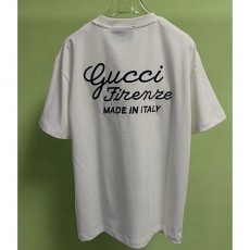 [홍콩명품.Gucci] 구찌 24SS 로고 자수 반팔 티셔츠 (화이트), BM14823, JL, 홍콩명품의류,구매대행,온라인명품