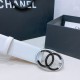 [홍콩명품.CHANEL] 샤넬 24SS 로고 레더 가죽 벨트 (화이트-3버클), BT1254, 4.0cm, JX, 명품레플리카,인터넷쇼핑몰,남자명품,해외직구