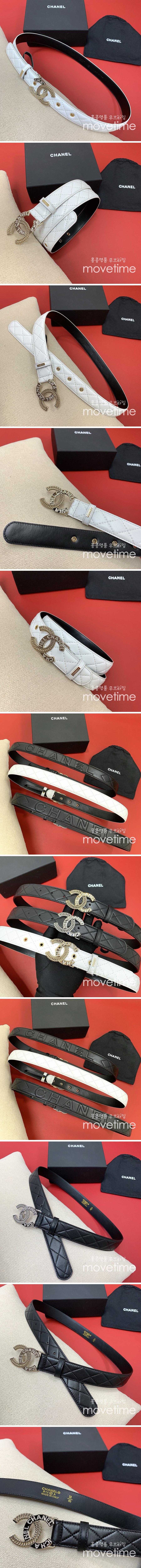 [홍콩명품.CHANEL] 샤넬 24SS 로고 여성 레더 가죽 벨트 (3컬러), BT1255, 3.0cm, JX, 명품레플리카,인터넷쇼핑몰,남자명품,해외직구