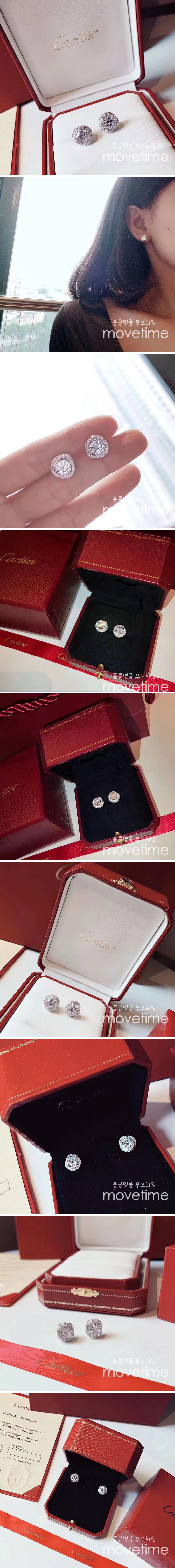 [홍콩명품.CARTIER] 까르띠에 24SS 로고 다이아 925실버 이어링 귀걸이, ET2677, NNT, 홍콩명품쇼핑몰,인터넷명품,온라인명품사이트,남자명품,해외직구