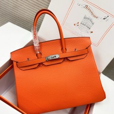 [홍콩명품.Hermes] 에르메스 24SS 로고  Birkin 35cm 토트백 핸드백 (오렌지-은장), BGM3577, H3, 홍콩명품가방,명품쇼핑몰,크로스백,핸드백,구매대행