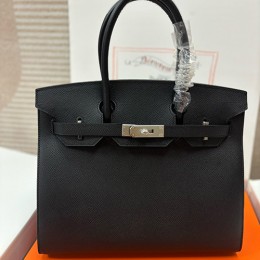 [홍콩명품.Hermes] 에르메스 24SS 로고 Birkin 토트백 핸드백 (블랙-은장), BGM3590, H3, 홍콩명품가방,명품쇼핑몰,크로스백,핸드백,구매대행