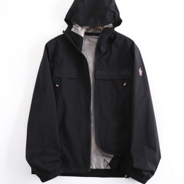 [홍콩명품.MONCLER] 몽클레어 24SS 로고 후드 바람막이 자켓 (블랙), BM15777, KSM, 홍콩명품의류,구매대행,온라인명품