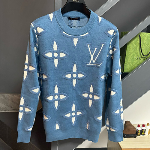 [홍콩명품.LOUIS VUITTON] 루이비통 24SS 로고 모노그램 니트 스웨터 (2컬러), BM15807, JU, 홍콩명품의류,구매대행,온라인명품