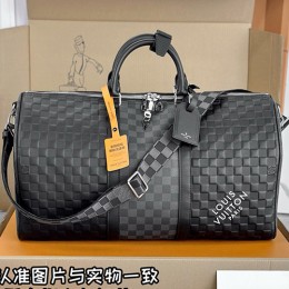 [홍콩명품.LOUIS VUITTON] 루이비통 24SS 로고 다미에 키플 반들리에 50 여행가방 N40443 (블랙), BGM3718, BDA, 명품지갑,무브타임쇼핑몰,홍콩명품,사이트,명품쇼핑몰