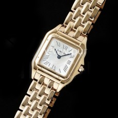 [홍콩명품시계.CARTIER] 까르띠에 팡테르 여성용 27mm 로즈골드 화이트 다이얼, 쿼츠버전