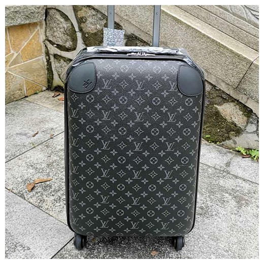 [홍콩명품.LOUIS VUITTON] 루이비통 24SS 로고 모노그램 레더 가죽 캐리어 (블랙-2사이즈), CR117, B4, 홍콩명품쇼핑몰,무브타임,악세사리,잡화,생활용품