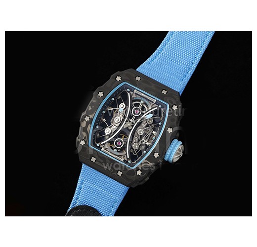 [홍콩명품시계.RICHARD MILLE] 리차드밀레 RM53-1 투어빌론 블랙카본 베젤 스켈레톤 다이얼