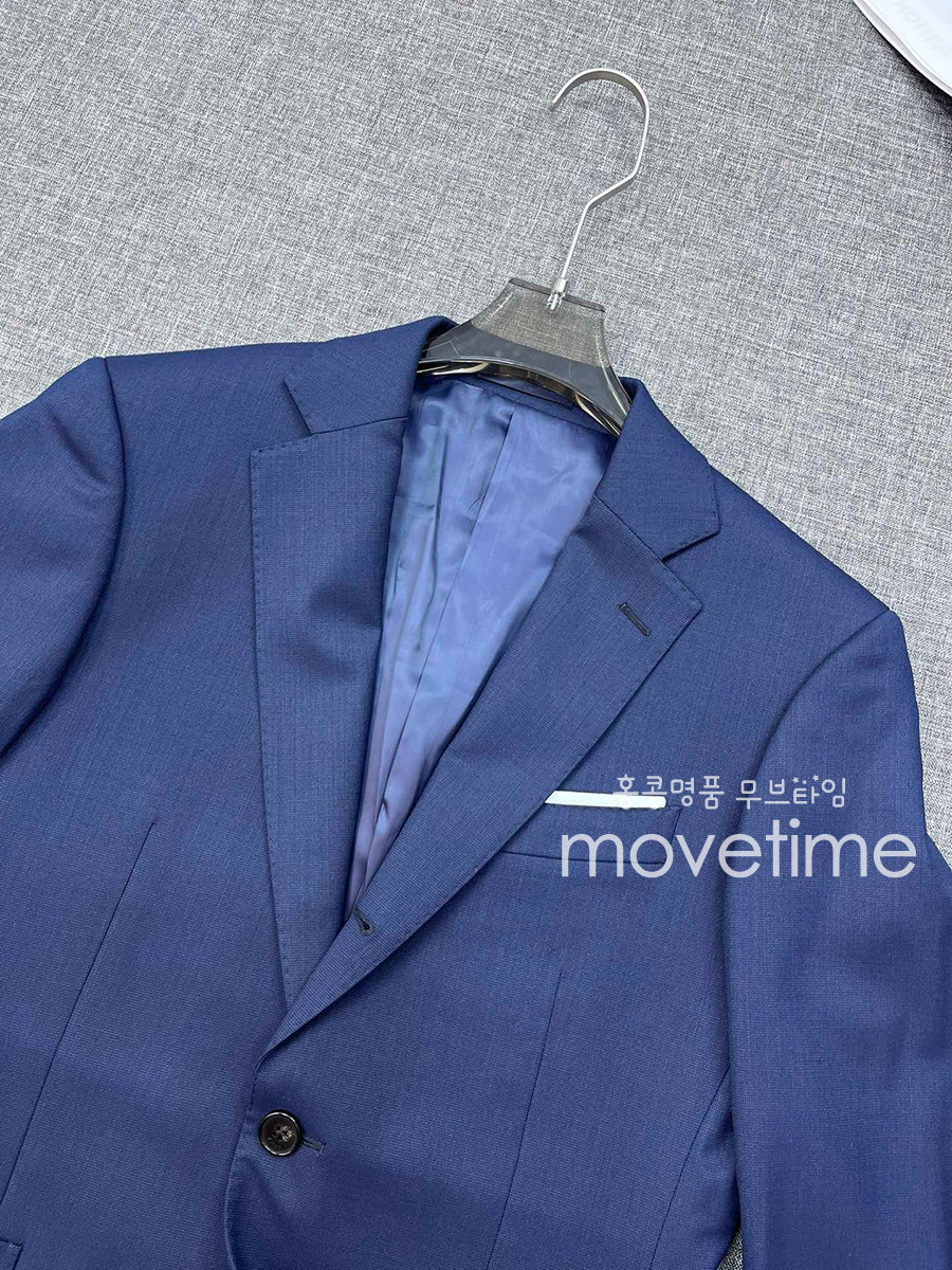 [홍콩명품, KITON] 키톤 24SS 로고 정장 수트 자켓 (블루), BM16700, JQ, 홍콩명품의류,구매대행,온라인명품