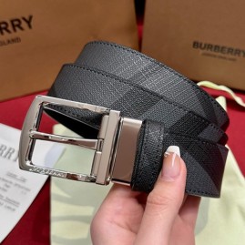 [홍콩명품.Burberry] 버버리 24SS 로고 레더 가죽 벨트 (블랙-은장), 3.5cm, BT1356, BRB, 명품레플리카,인터넷쇼핑몰,남자명품,해외직구