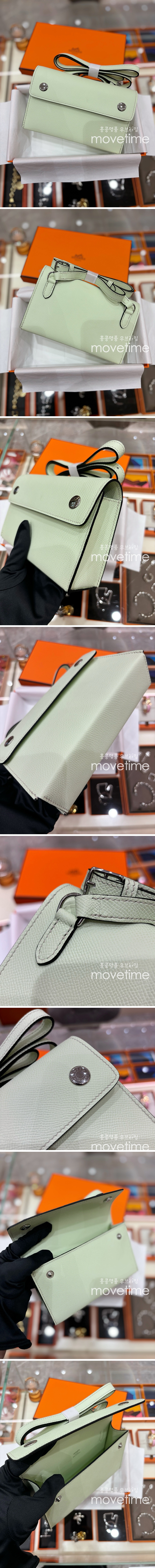 [홍콩명품.Hermes] 에르메스 24SS 로고 Snap wallet 크로스백 (그린), BGM4164, H3, 홍콩명품가방,명품쇼핑몰,크로스백,핸드백,구매대행