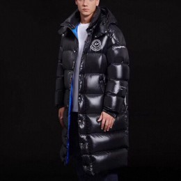 [홍콩명품.MONCLER] 몽클레어 24SS 로고 구스 다운 후드 롱패딩 자켓 (블랙), BM17846, S1F, 홍콩명품의류,구매대행,온라인명품