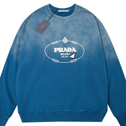 [홍콩명품,PRADA] 프라다 24SS 로고 코튼 워싱 맨투맨 티셔츠 (2컬러), BM17882, JU, 홍콩명품의류,구매대행,온라인명품