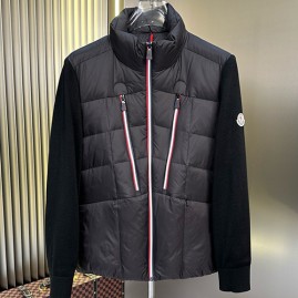 [홍콩명품.MONCLER] 몽클레어 24SS 로고 레이어드 다운 패딩 자켓 (블랙), BM18018, HH, 홍콩명품의류,구매대행,온라인명품