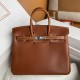 [홍콩명품.Hermes] 에르메스 25SS 로고 Birkin 25cm 토트백 핸드백 (브라운-은장), BGM4388, BDA, 홍콩명품가방,명품쇼핑몰,크로스백,핸드백,구매대행