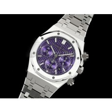 [홍콩명품시계.AUDEMARS PIGUET] 오데마피게 로얄오크 크로노 26240 44mm 퍼플 다이얼