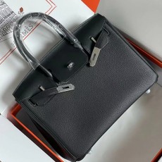 [홍콩명품.Hermes] 에르메스 25SS 로고 BIRKIN 30 토트백 핸드백 (블랙-은장), BGM4557, H3, 홍콩명품가방,명품쇼핑몰,크로스백,핸드백,구매대행