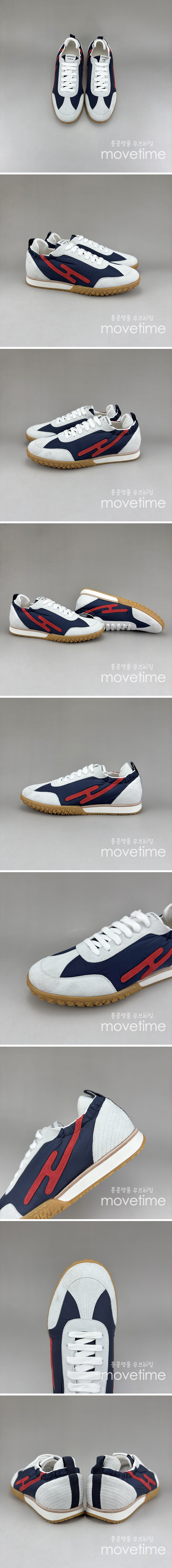 [홍콩명품.Hermes] 에르메스 25SS 로고 JET 스니커즈 운동화 (네이비), SE4589, S3, 명품스니커즈,운동화,구두,로퍼,하이탑,신발