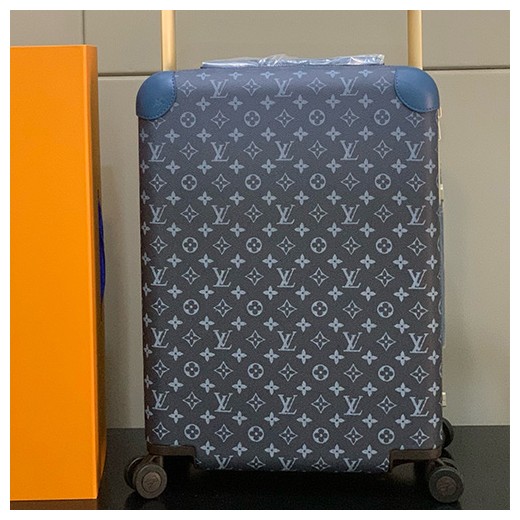 [홍콩명품.LOUIS VUITTON] 루이비통 25SS 로고 모노그램 레더 호라이즌55 캐리어 (네이비), CR127, B4, 홍콩명품쇼핑몰,무브타임,악세사리,잡화,생활용품