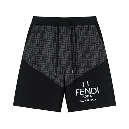 [홍콩명품,FENDI] 펜디 25SS 로고 FF패턴 쇼츠 반바지 (블랙), BM19368, KK, 홍콩명품의류,구매대행,온라인명품