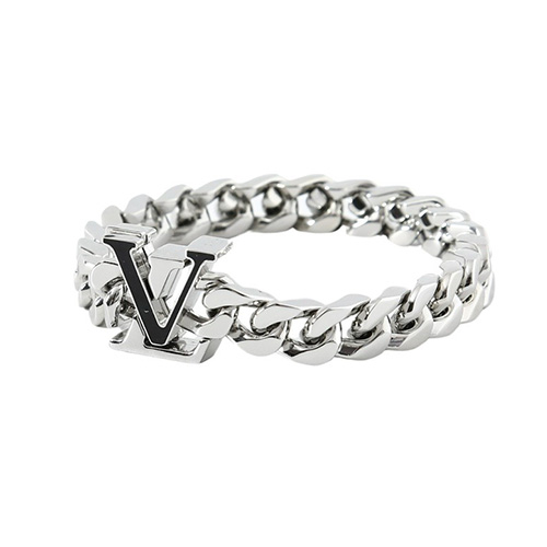 [홍콩명품.LOUIS VUITTON] 루이비통 25SS 로고 SPIKE 22cm 스틸 팔찌, ET2807, KK, 홍콩명품의류,구매대행,온라인명품