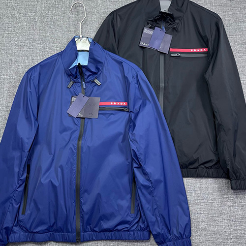 [홍콩명품,PRADA] 프라다 25SS 로고 터틀넥 봄버 자켓 (2컬러), BM19410, JQ, 홍콩명품의류,구매대행,온라인명품