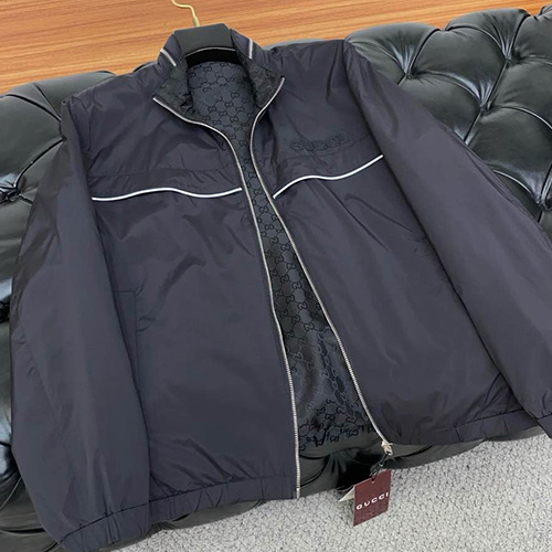 [홍콩명품.Gucci] 구찌 25SS 로고 GG수프림 리버서블 봄버 자켓 (블랙), BM19502, G5, 홍콩명품의류,구매대행,온라인명품