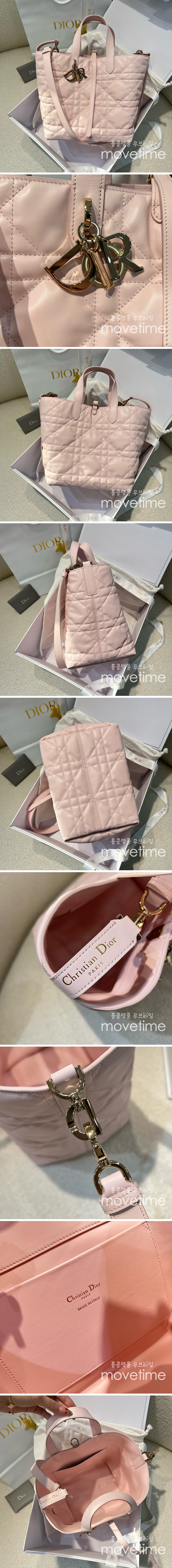 [홍콩명품,Christian Dior] 디올 25SS 로고 TOUJOURS 미디엄 토트백 핸드백 (핑크), BGM4643, BDA, 홍콩명품가방,명품쇼핑몰,크로스백,핸드백,구매대행