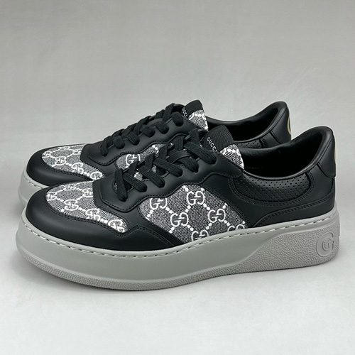 홍콩명품.Gucci] 구찌 25SS 로고 남여 CHUNKY B GG 스니커즈 운동화 (블랙), SE4613, S3, 명품스니커즈,운동화,구두,로퍼,하이탑,신발
