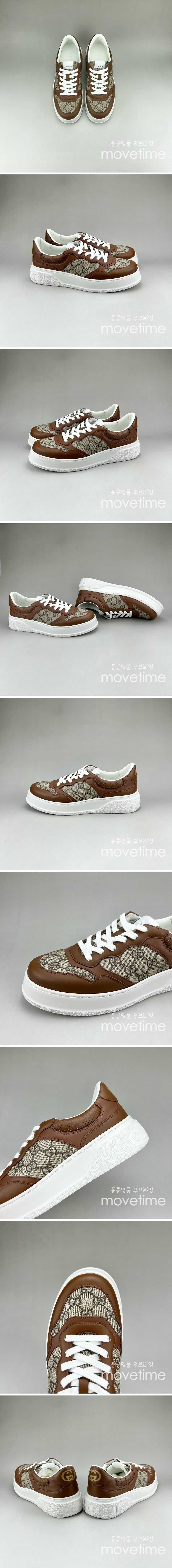 [홍콩명품.Gucci] 구찌 25SS 로고 남여 CHUNKY B GG 스니커즈 운동화 (브라운), SE4614, S3, 명품스니커즈,운동화,구두,로퍼,하이탑,신발